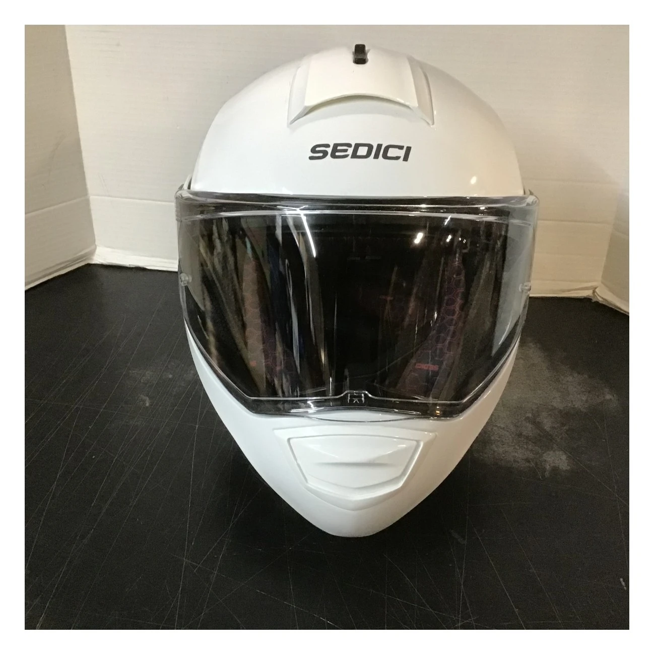 Sedici Sistema II Parlare Bluetooth Helmet White / MD [Blemished - Very Good] - Image 10