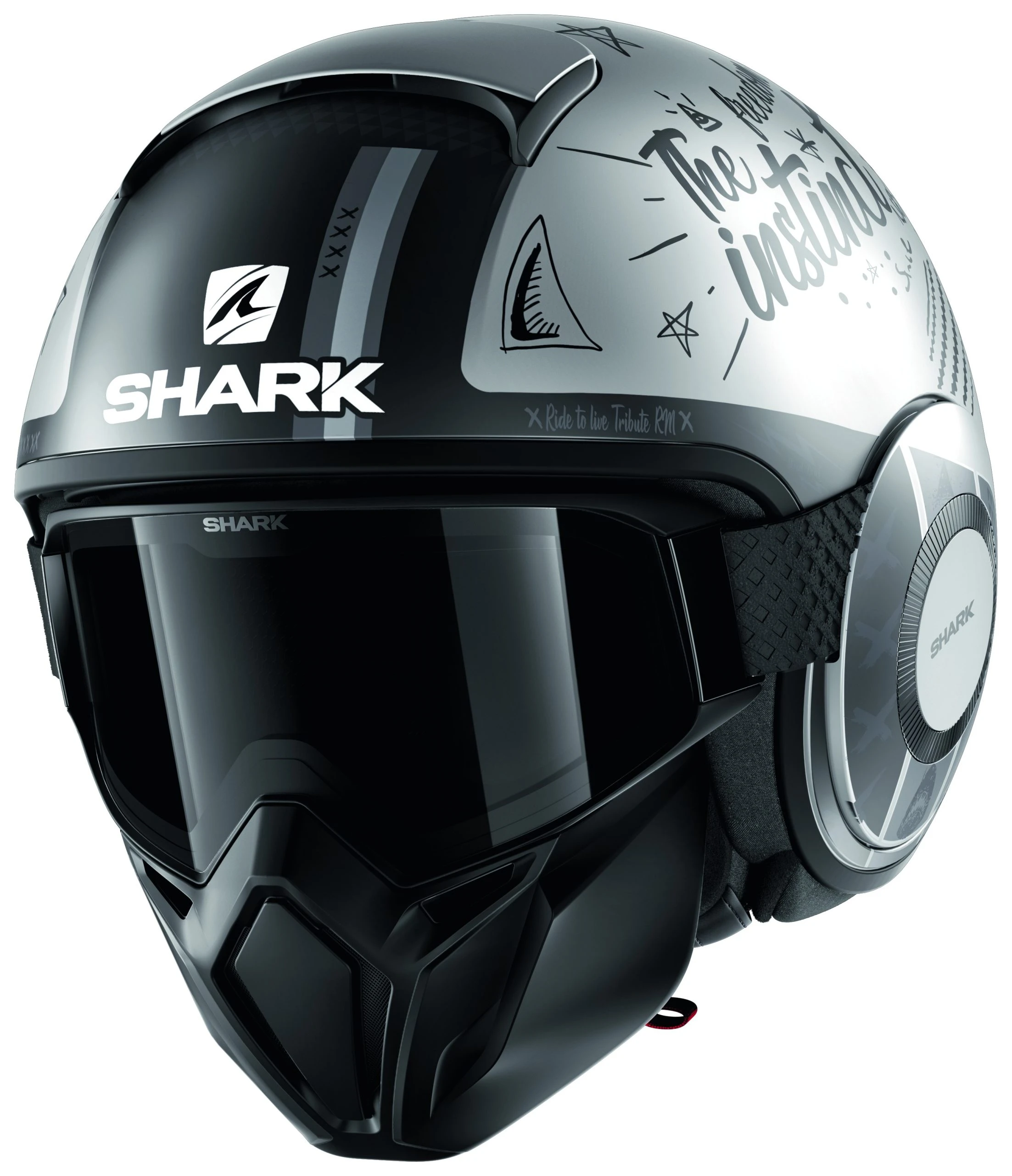 Shark Helmets Shark Street Drak Tribute Helmet 1 Shark Helmets Shark Street Drak Tribute Helmet