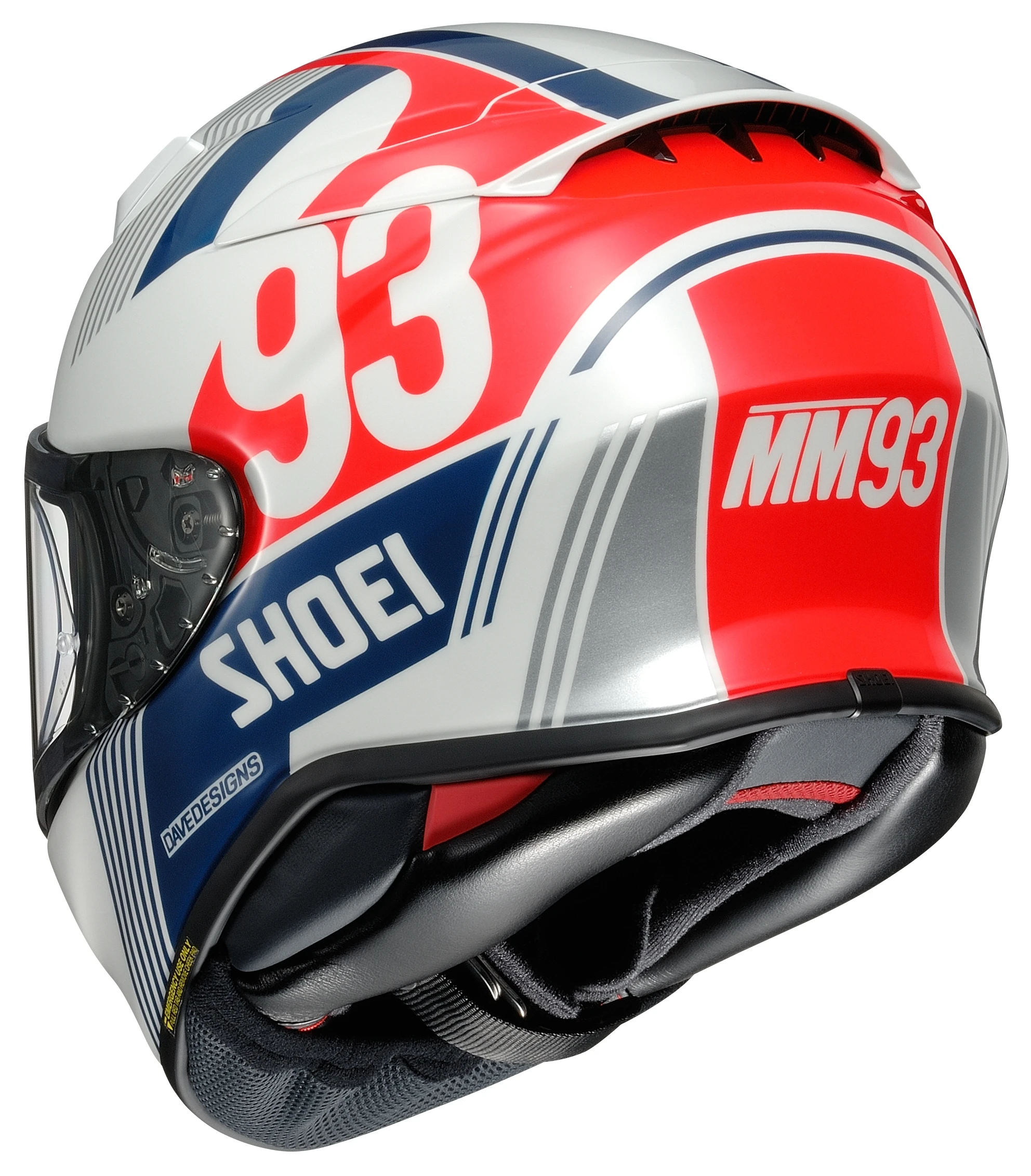 Shoei Helmets Shoei RF-1400 MM93 Retro Helmet 2 Shoei Helmets Shoei RF-1400 MM93 Retro Helmet - Image 2