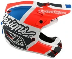 Troy Lee Designs Troy Lee SE4 Polyacrylite Quattro Helmet -NEXX shop troy lee designs se4 polyacrylite quattro helmet orange blue 2
