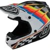 Troy Lee Designs Troy Lee SE4 Polyacrylite Mips Warped Helmet