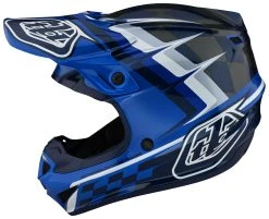 Troy Lee Designs Troy Lee Youth SE4 Polyacrylite Warped Helmet -NEXX shop troy lee designs youth se4 polyacrylite warped helmet blue