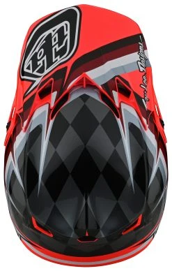 Troy Lee Designs Troy Lee Youth SE4 Polyacrylite Warped Helmet -NEXX shop troy lee designs youth se4 polyacrylite warped helmet glo red 3