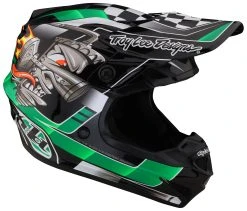 Troy Lee Designs Troy Lee SE4 Polyacrylite Carb Helmet -NEXX shop troy lee se4 polyacrylite carb helmet green 2
