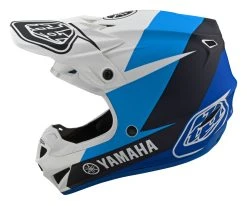 Troy Lee Designs Troy Lee Youth SE4 Polyacrylite Yamaha L4 Helmet -NEXX shop troy lee se4 polyacrylite yamaha l4 helmet white blue black 3