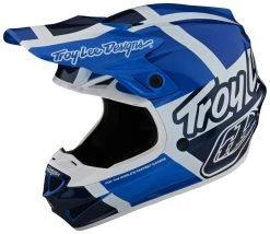 Troy Lee Designs Troy Lee Youth SE4 Polyacrylite Mips Quattro Helmet -NEXX shop troy lee youth se4 polyacrylite mips quattro helmet blue