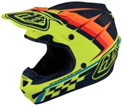 Troy Lee Designs Troy Lee Youth SE4 Polyacrylite Mips Warped Helmet