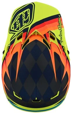 Troy Lee Designs Troy Lee Youth SE4 Polyacrylite Mips Warped Helmet -NEXX shop troy lee youth se4 polyacrylite mips warped helmet yellow 3